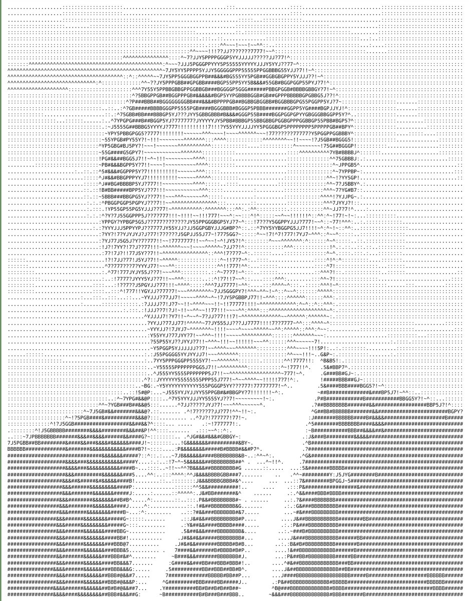 _ASCII_Art_'s tweet photo. #ASCII #Art https://t.co/qcrKuiFQgU