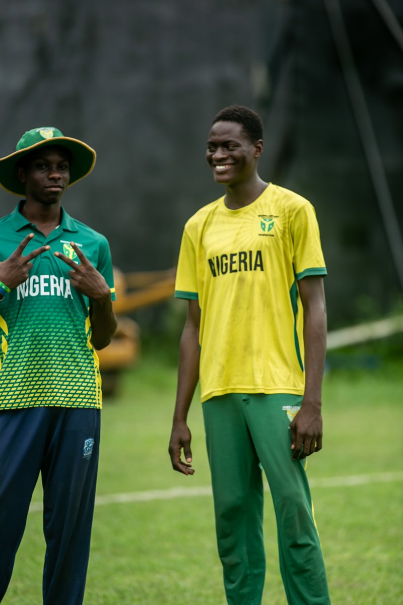 cricket_nigeria's tweet photo. Behind every smile and hardwork is a player chasing a dream. 💛💚 

#NigeriaCricketFederation
#junioryellowgreens
#RoadToRwanda 
#iccu19cricketworldcup https://t.co/HJu6UntuS0