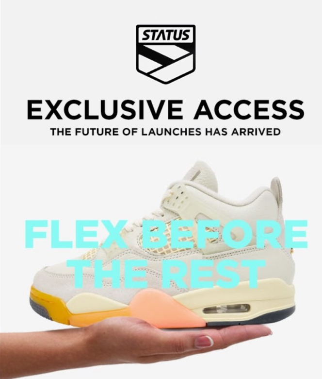 SOLELINKS's tweet photo. Ad: Check for in-store access
Women's Air Jordan 4 Retro ‘Birds of Paradise’

JD Sports:https://t.co/dcocpd8WYM
Finish Line:https://t.co/W9xUqBdnEg

*0 points to redeem
*shipping access tomorrow (7/21)

h/t @Goddess3154 https://t.co/nDdyr4LEL7