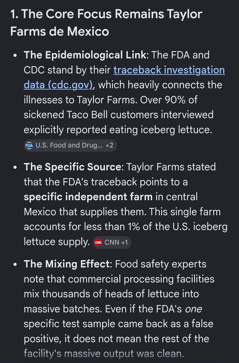 HariettCooper's tweet photo. @jaketapper Tell the whole story, Jake.  They apologized for one lab test &amp; despite the retracted lab test, Taylor Farms remains a central focus of the ongoing health investigation. Is it too hard for you to do your job well? https://t.co/2ezua5tNdv