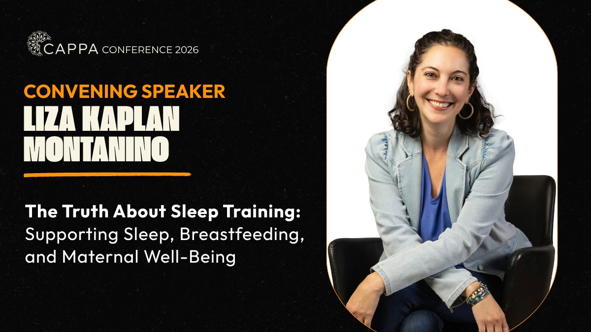 CAPPAnetworking's tweet photo. Common belief in perinatal work: you can't protect breastfeeding and work on infant sleep at the same time. One always costs the other.

Liza Kaplan Montanino, sleep consultant and lactation educator, closes that gap July 30. https://t.co/Lditjcvw4R https://t.co/rGzhwvI8yP
