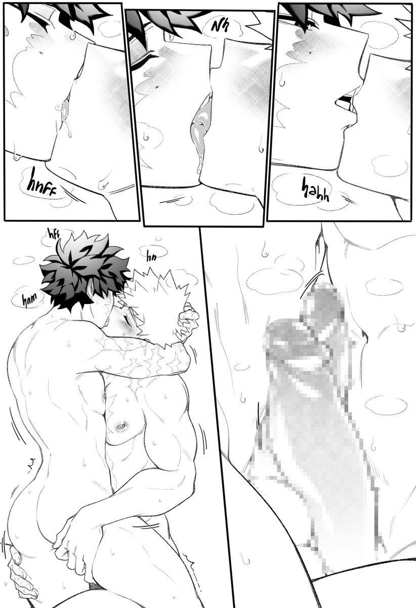 kyosein's tweet photo. Bkdk Pages C0mm'ssion for @pawsitivlycorky  🧡💚🔞
Fic related below~ https://t.co/YEoZKEK3Fa