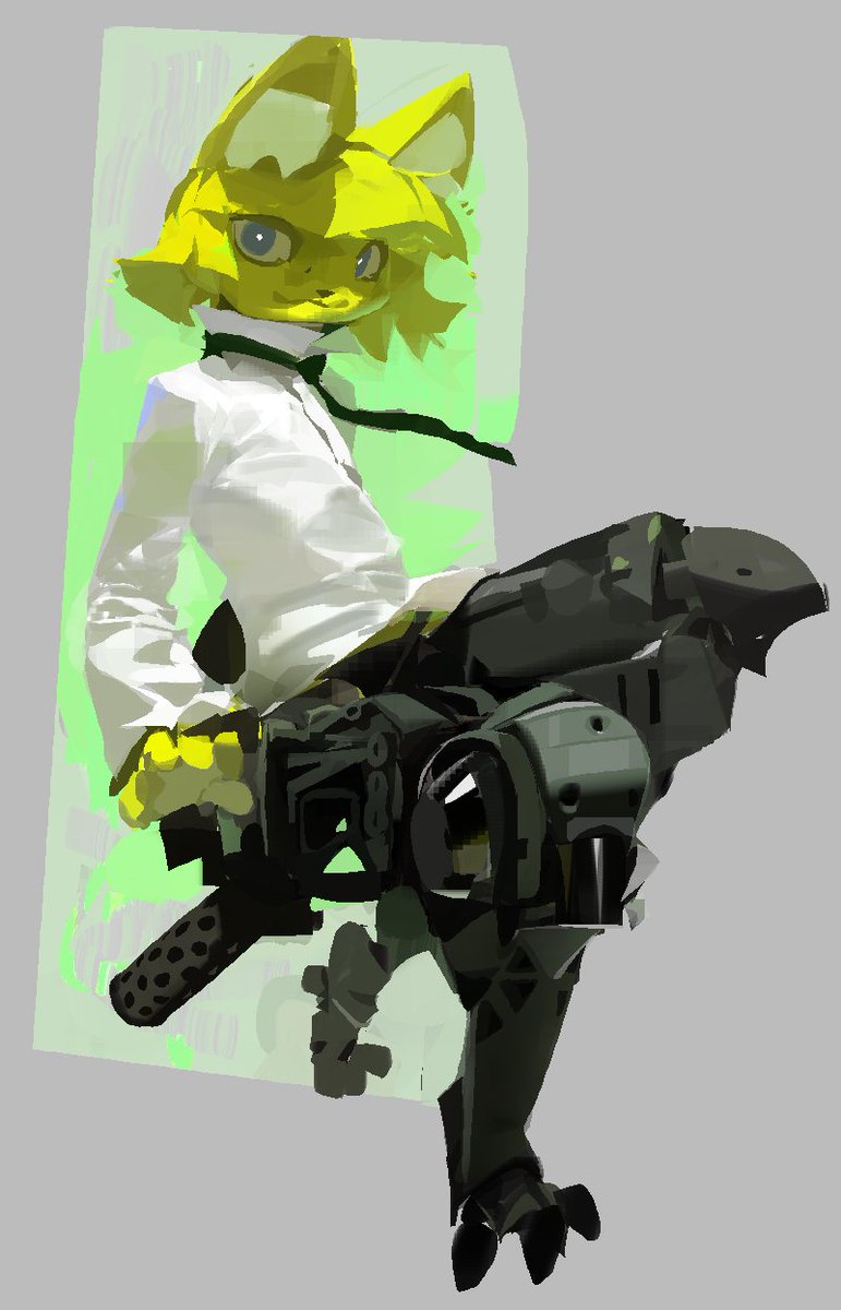 MortemErgoSum's tweet photo. @ImjustPage have fun with the paint kekekekeke https://t.co/mn9pRIIHF2