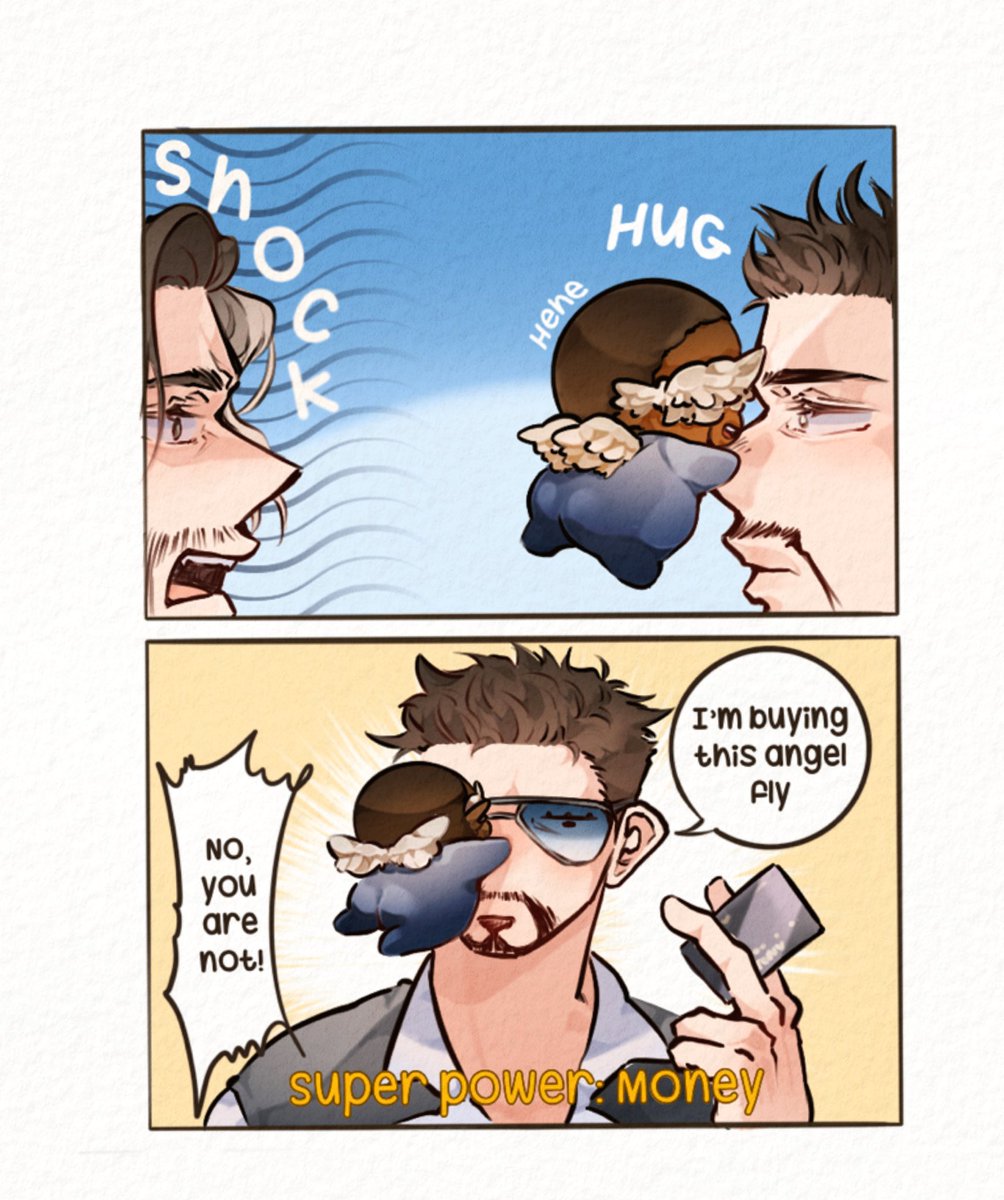 hanooodle's tweet photo. Tony is selling Angel!Sam (Pre-Orders are live!) #samwilson #buckybarnes #tonystark https://t.co/1u2rM4ty7j