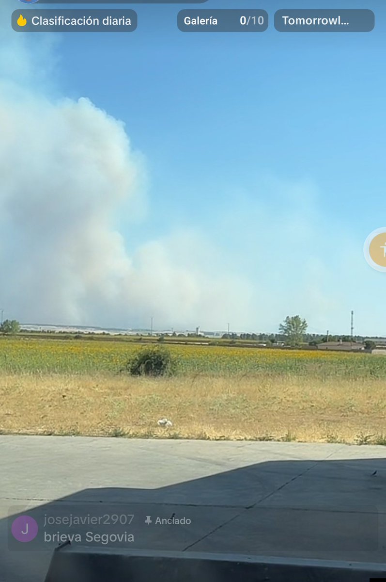 JuanviPalleter's tweet photo. OTRO INCENDIO MÁS EN SEGOVIA. SE ESTÁ QUEMANDO ESPAÑA ENTERA A TROZOS‼️‼️ https://t.co/7SmmGIindD
