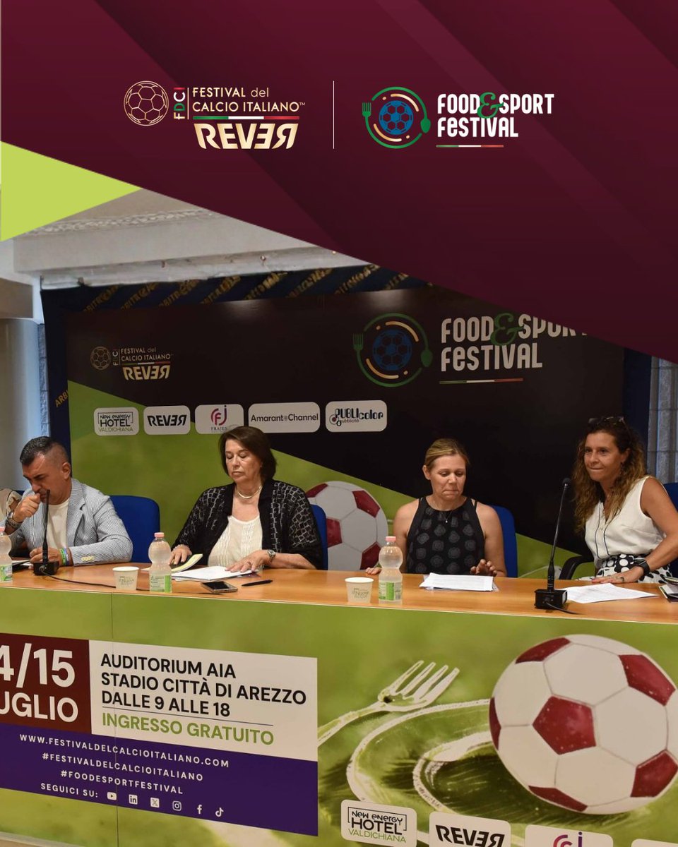 FestivalCalcio's tweet photo. Il Festival del Calcio Italiano presenta il secondo giorno del secondo appuntamento: Food &amp; Sport Festival.
Si è svolto il 🎙️Talk A – “Sport e alimentazione contro l’obesità: ritrovare il benessere con il movimento”, introdotto da Elisabetta Failla.

#FestivalDelCalcioItaliano https://t.co/PiDvroCu1u