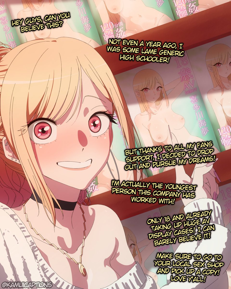 KamuiCaptions's tweet photo. porn encouragement. ruining your normal life to make porn and be gross to strangers. and encouraging other people to make the same mistakes. hot https://t.co/NDGuapuIy8