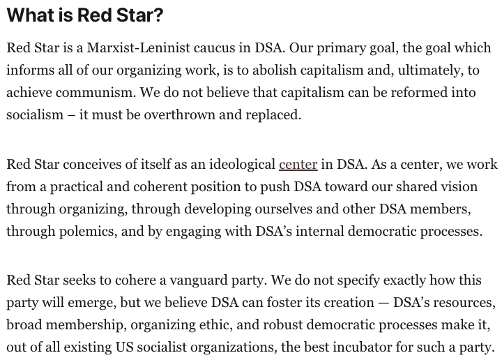 ryanmofarrell's tweet photo. Rubio's Cuban fever dream aside, I feel like the rise of the DSA *should* come with questions about why at least 17 out of 27 members of the central leadership on the NPC including both co-chairs are part of explicitly Marxist and Marxist-Leninist caucuses. https://t.co/21amRpGGSC