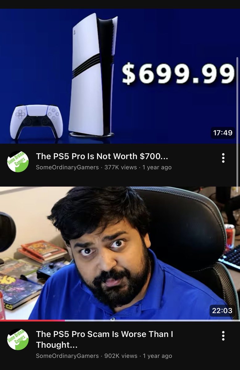 iMacEnjoyer's tweet photo. @JoshEdits He literally pulled the same shit he did with the switch 2 with the PS5 Pro. https://t.co/WcOJkBxv1d