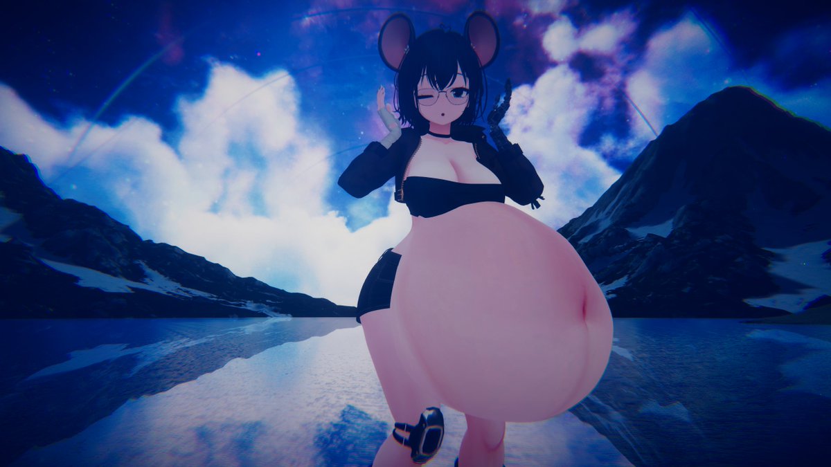 __Zak_'s tweet photo. I reached over 100 subscribers today! Hooray! 
Thank you to everyone who supports me: your positive reaction to my comics motivates me to keep creating them :3 
Here are some photos of the mouse as a gift :3  
#VRC #VRChat #Vore #postvore #NSFW #Milltina https://t.co/uheWrsJReK