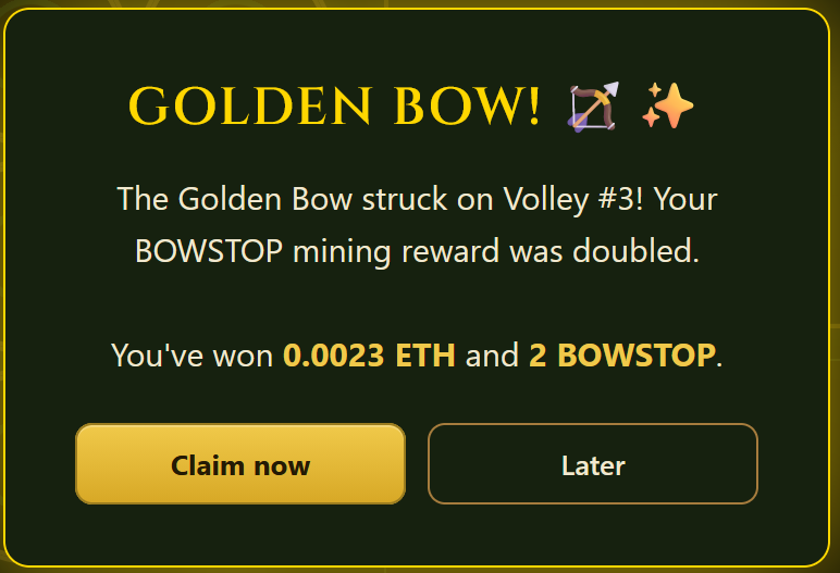 Flame__Game's tweet photo. $BOW was built to be the highest yielding, most fair and most feature packed mining protocol.

More ways to earn, less team allocation per mining session.

If you like $STEEL $SLVR and $FLOWR 
You'll love $BOW 

#robinhoodcrypto  #UtilityToken
#UtilityProject https://t.co/zi7zfMAfEI
