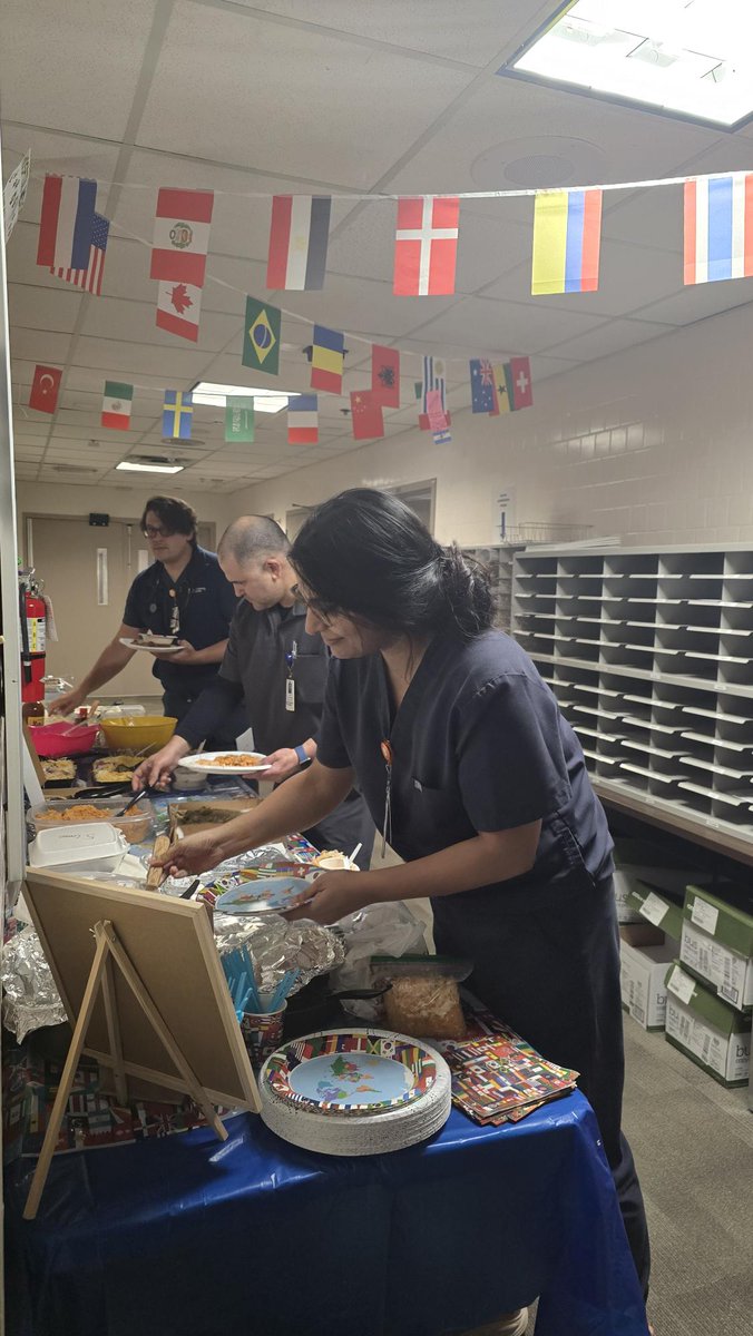 UTHealthHospMed's tweet photo. Our 3rd Annual International Potluck was a wonderful celebration of the cultures, traditions, and flavors that make the Hospital Medicine community so special! 🌍🍽️ Thank you to everyone who helped make this event such a success! #HowWeHospitalist #UTHealth #Potluck #HospitalMed https://t.co/3vnWpQgwlu