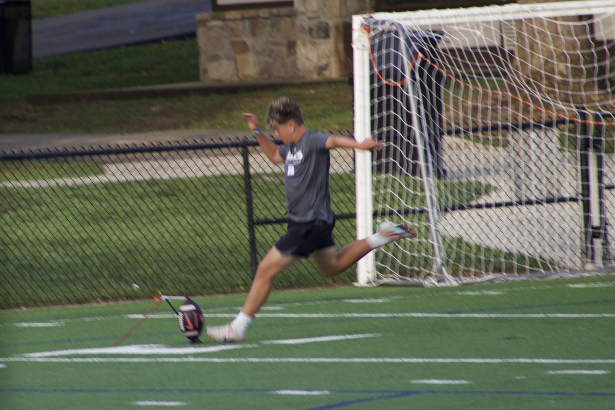 CarterRotach's tweet photo. Great 1st time @KohlsKicking national scholarship camp in Gatlinburg this weekend. Thank you for the opportunity to compete against the best. 
@JamesWilhoit25 @MedleyAaron @StarsFootball @RenshawAdam @Speed_Pros3 https://t.co/SFFLHiCVCa