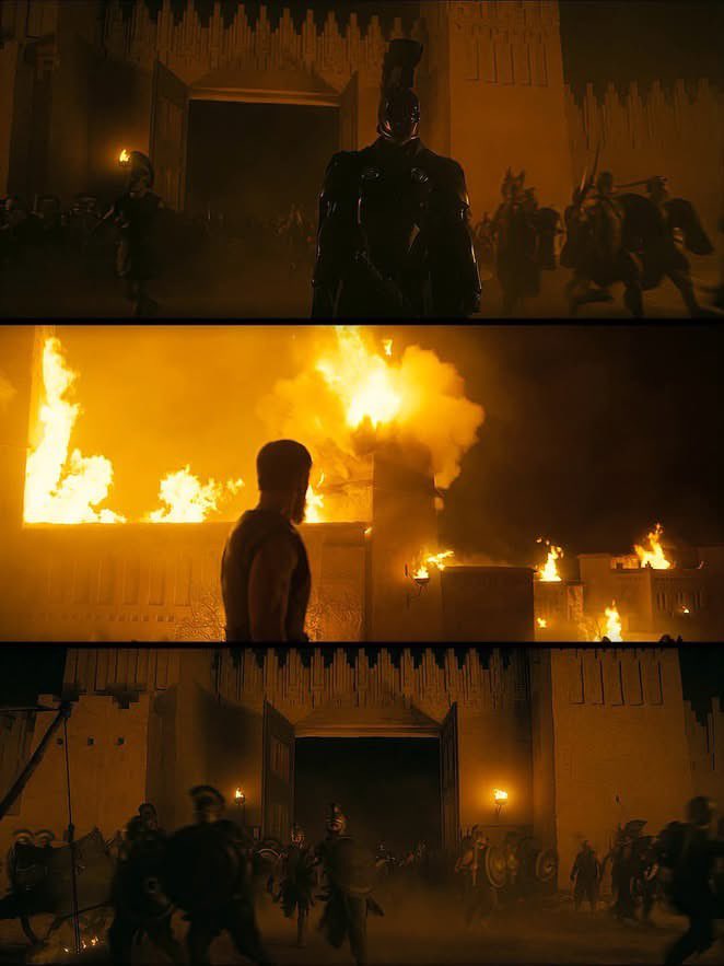 sreevnarayan's tweet photo. Still thinking about #TheOdyssey. Cast is great, ignore the noise. 

Agamemnon has insane presence 🔥

The non linear direction is pure perfection and the music hits so deep n gives you chills. You dont just watch this movie, you feel it. Go experience it. 

A Nolan masterpiece! https://t.co/K0SuvsOd7x
