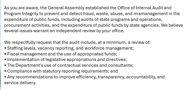 kathyprojo's tweet photo. SEIU Local 580 wants an audit of DCYF, and is using the hiring of the agency's former CFO as a $157 an hour contracted "Senior Solutions Architect,'' working remotely from Alabama as an example of questionable practices. https://t.co/mYbjus5VcJ