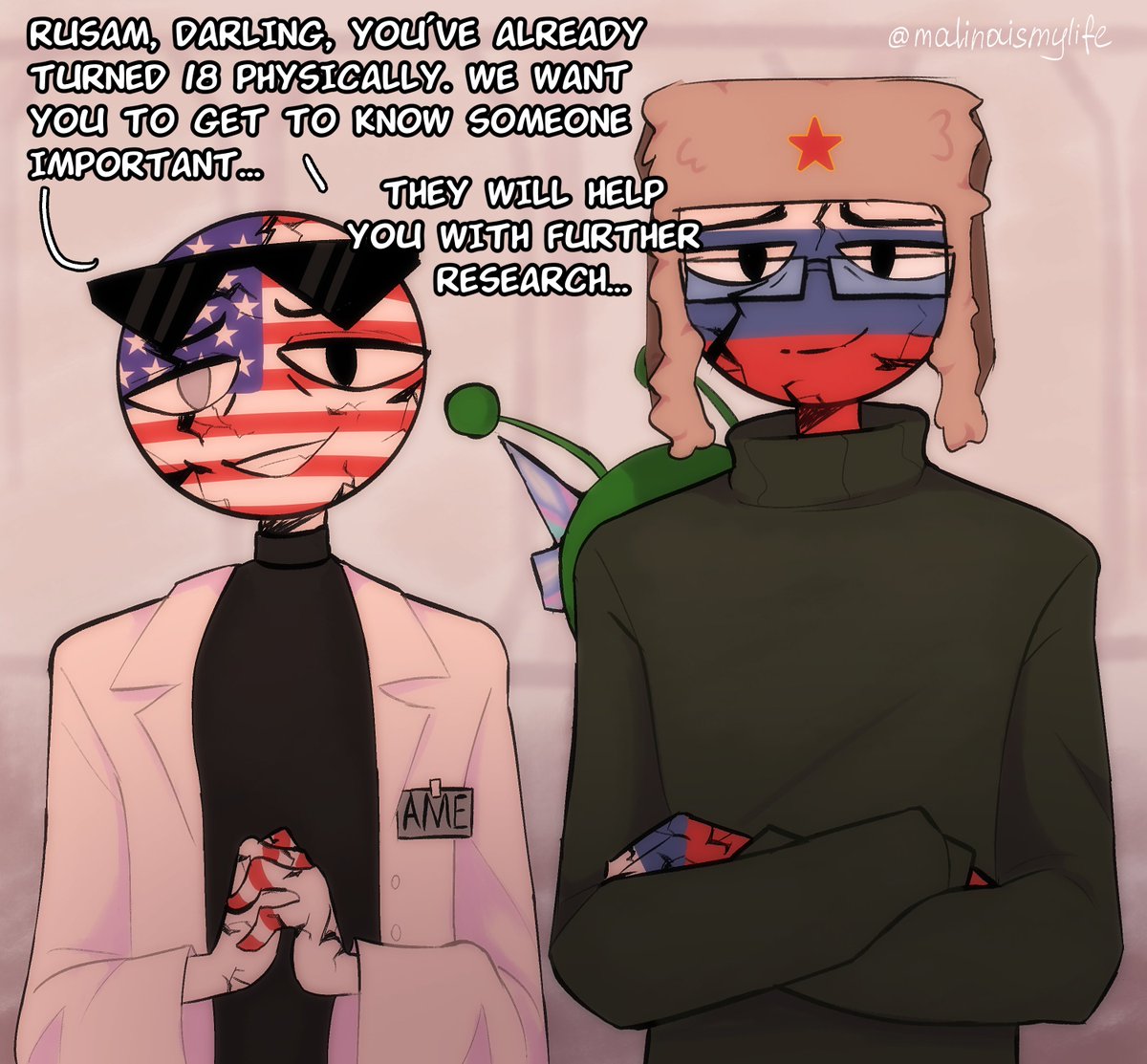 malinaismylife's tweet photo. russian version in my telegram

#countryhumans #countryhumansrusame https://t.co/ZAxlraKKcq