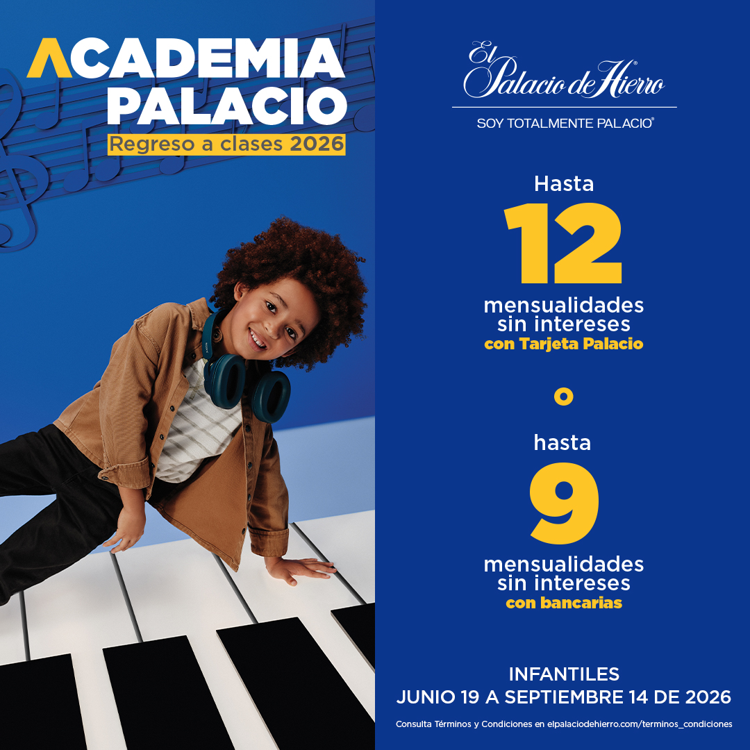 AndamarMx's tweet photo. El regreso a clases se vive con estilo y grandes beneficios. ✨
En @palaciohierro, cada detalle está pensado para acompañar un nuevo comienzo. https://t.co/RfSTzop1JW