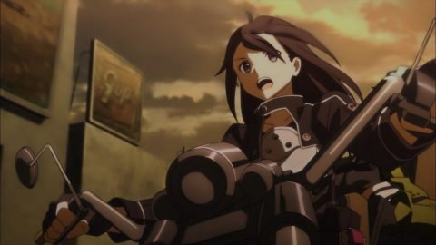 FTLisasan's tweet photo. ｢いや撃てる。戦えない人間なんかいない。戦うか戦わないか、その選択があるだけだ。｣

 #SAO #sao_anime https://t.co/KKfscqZjQB