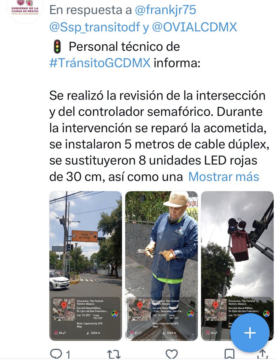 frankjr75's tweet photo. @OVIALCDMX @UCS_GCDMX @Ssp_transitodf  hace 3 días reporté el cruce de Taxqueña y escuela naval pero sigue sin funcionar https://t.co/tp5fDLfKnq