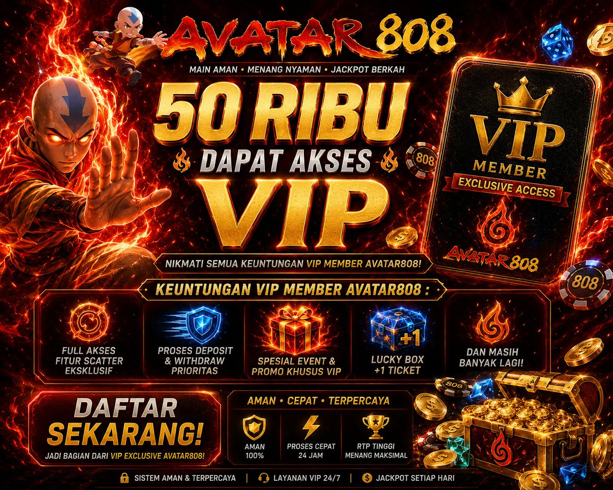 _AVT808_'s tweet photo. 🚀 AVATAR808 OFFICIALLY OPEN!🔥

Bakal share Hot Promo, Jackpot Info, Tips Gacor &amp; Update VIP setiap hari.💸

Promo Opening : 50 RIBU = VIP + Lucky Box +1 Ticket+ masih banyak bonus lainnya!👑

DAFTAR SEKARANG 💰
https://t.co/TPJFV1EEWF
☎️https://t.co/q1On2Uhd2S

#AVATAR808 #VIP https://t.co/5j1loKvKo0