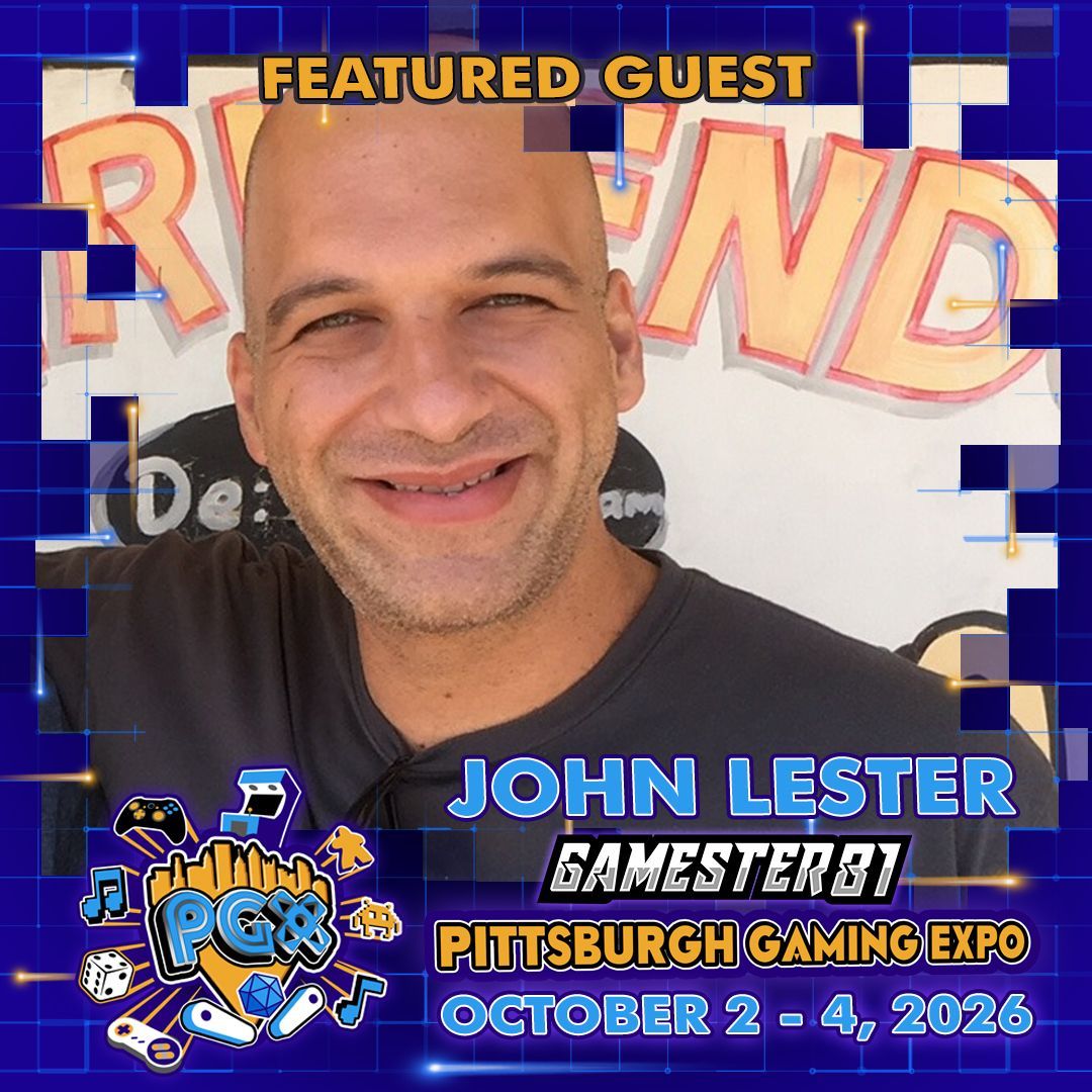 PGX_PghGameExpo's tweet photo. PGX is excited to welcome John “Gamester81” Lester!
An OG gaming content creator, retro game developer, CollectorVision Games co-owner, and co-creator of Game On Expo.
Meet him at PGX, October 2-4, 2026.
https://t.co/74QylCr10H
#PGX #Gamester81 #JohnLester #RetroGaming https://t.co/Wf6iFUSMl7