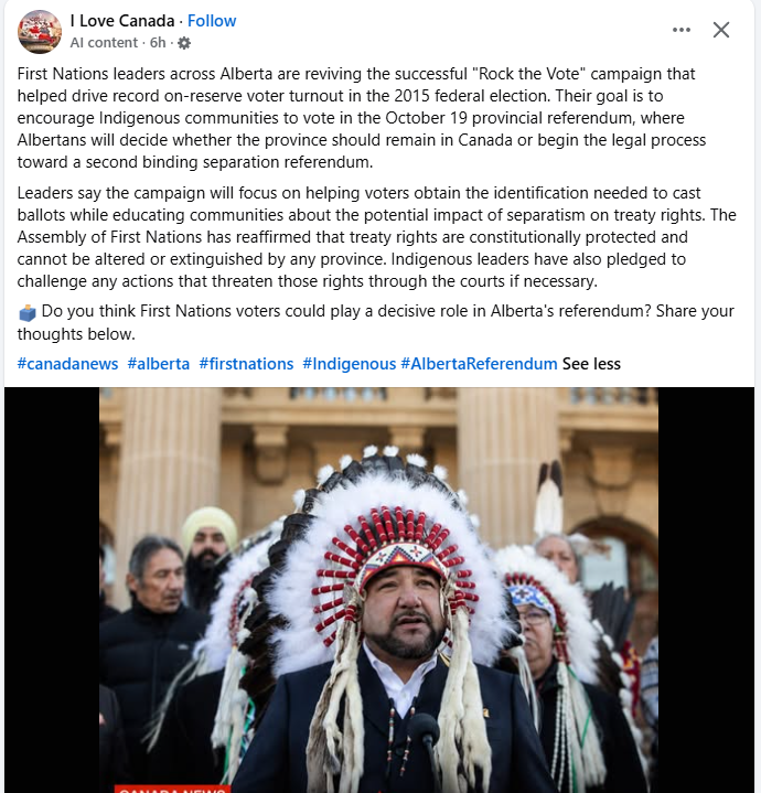 YakkStack's tweet photo. Has anybody seen a First Nations TPA?

Or do they too just get to spend whatever the fuck they want and take foreign funding for their message like Lukaszuk?

Is Elections Alberta even paying attention? https://t.co/wq7XfYDpP1