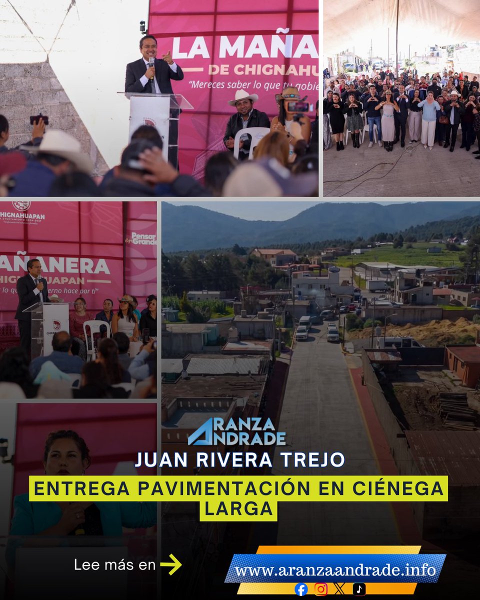 _aranzaandrade's tweet photo. 🏳️🚜 Juan Rivera Trejo entrega pavimentación en Ciénega Larga

https://t.co/bJLpIUyFVi https://t.co/27THEHUxuC