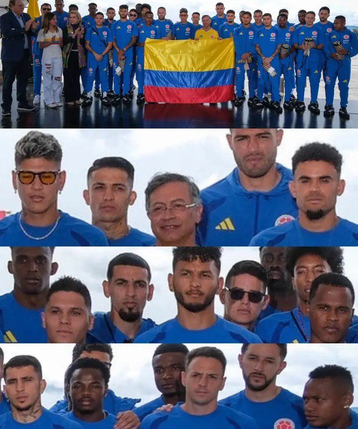 rafapachecop's tweet photo. @RevistaSemana @petrogustavo Jamás  Apoyó a los Pelaos de la @FCFSeleccionCol , 
Siempre se portó Asqueroso con ellos,No Asistiendo a ningún partido de Mundial como otros mandatarios.,

@jamesdrodriguez , @LuisFDiaz19 y demás Jugadores saben lo que Hoy Reafirma El Adicto y Enfermo Presidente . https://t.co/MpsLDL3QIb