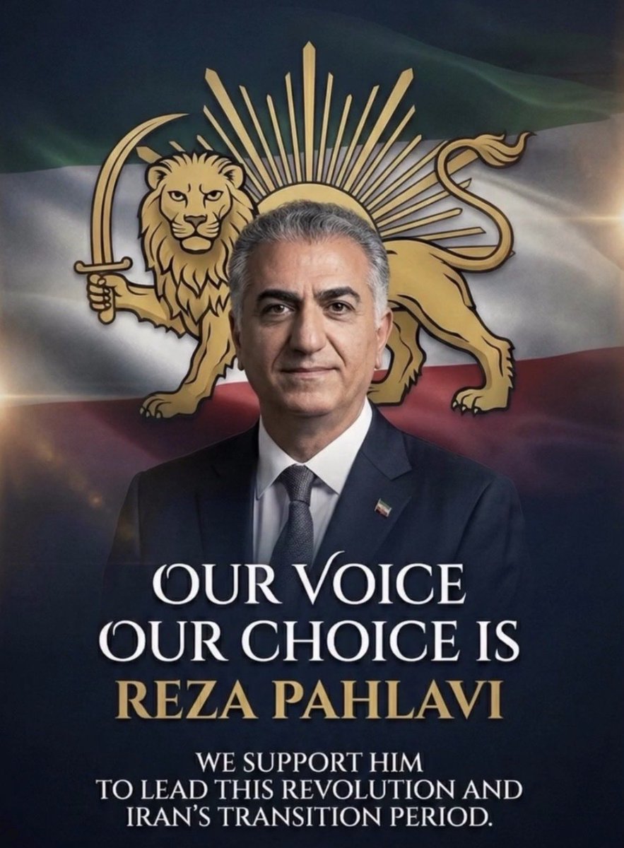 Arezooblz's tweet photo. @RapidResponse47 @POTUS The key to this equation lies with Reza Pahlavi and the people who recognize him. But you can keep trying as much as you want to make deals with the killers of the people! https://t.co/8GiFSpXYeF