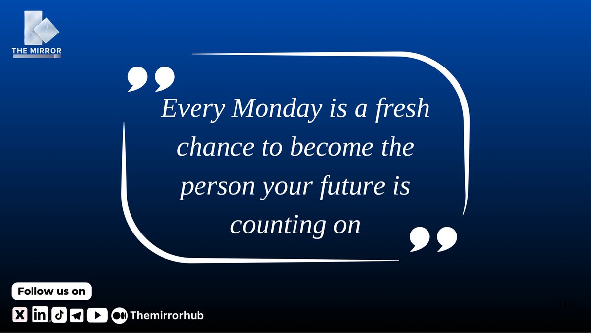 AyawariEvelyn's tweet photo. You still have some ours to the end of Monday to have a fresh start https://t.co/TPAGKFOKli