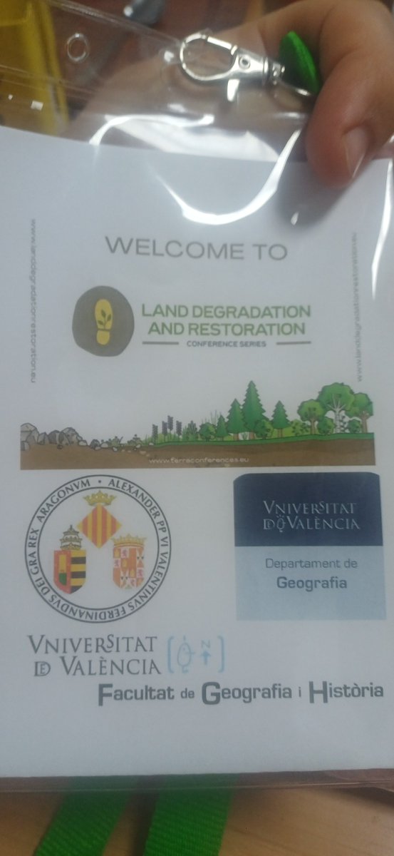 ruben_forjan's tweet photo. Day 1 at the 1st International Conference on Land Degradation and Restoration. A great start with insightful talks on mine soil restoration and ecosystem recovery. Looking forward to the rest of the conference!
@usal @fcaa_usal @Environ_MDPI @UV_EG #soilscience #geochemistry https://t.co/98JBOKVBbE