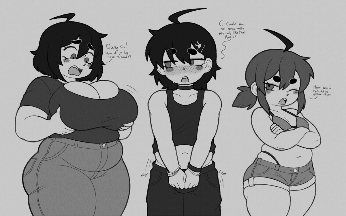ChampChidi's tweet photo. Comm: Sweet siblings body swap- requested by none other than the Debbie fiend themselves- https://t.co/UicsQ5DS3R