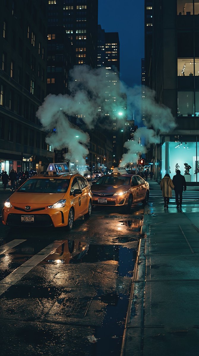 2k115crew's tweet photo. Steam Between the Living.#NYC #YellowCab #NightPhotography #NeoNoir #DarkAesthetic https://t.co/1mgENiA5CR