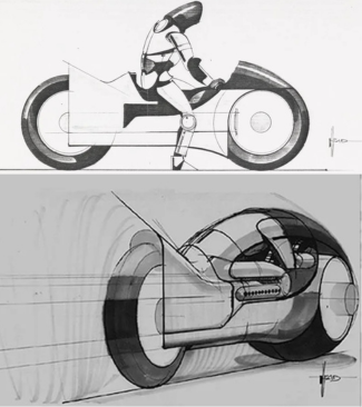 DigitizedUser's tweet photo. TRON (1982)
Concept Art VS Final Design

🎨: Syd Mead https://t.co/VUisQ5yQ0v