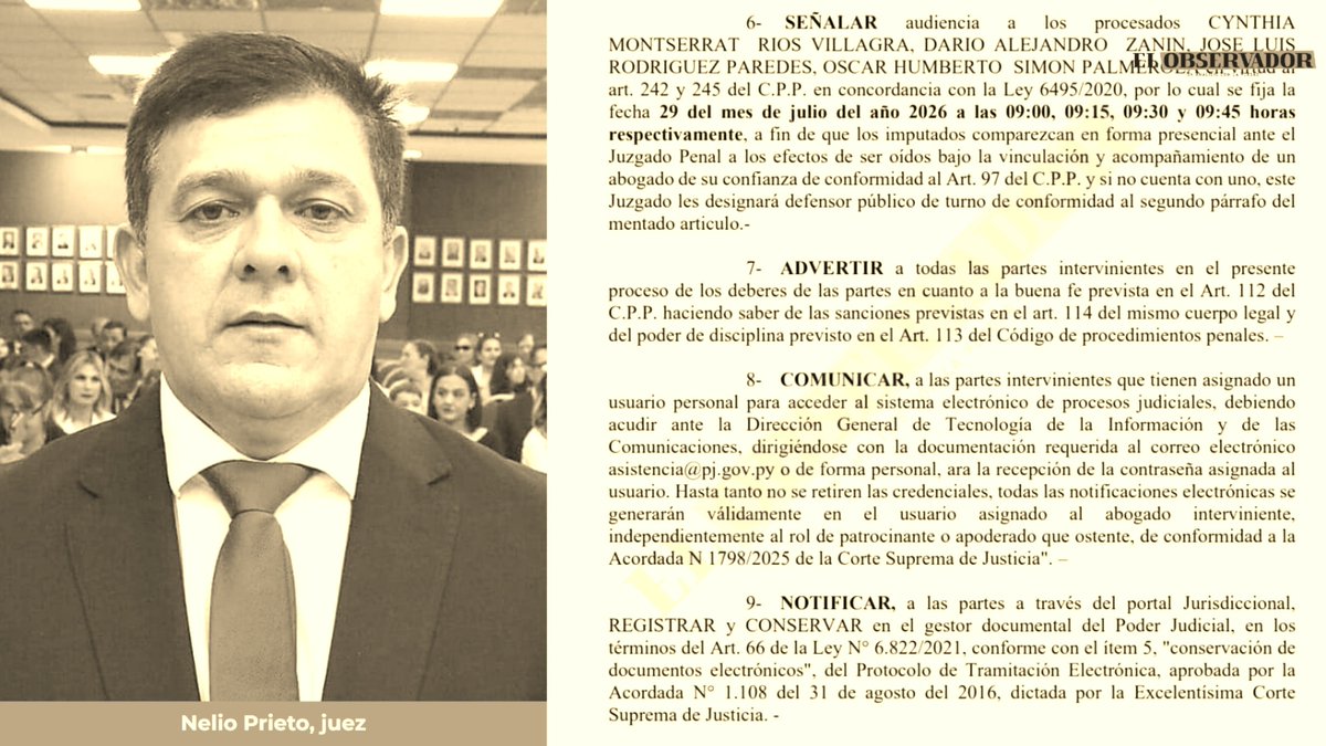 CuartoPoder_Py's tweet photo. 🔴CIUDADANO AMERICANO ACUSA MILLONARIA MANIOBRA Y DEJA AL DESCUBIERTO PRESUNTO FRAUDE QUE SACUDE AL MERCADO FARMACÉUTICO
Vía @observapy

◾Lo que debía ser una sólida alianza estratégica entre la firma Bem Estar Clínica Estética S.A. y el laboratorio INDUFAR C.I.S.A. derivó en un severo conflicto judicial. Un juez de Ciudad del Este procesó formalmente a cuatro directivos y ejecutivos de dicha industria farmacéutica tras una imputación por estafa y asociación criminal, al sospecharse que impulsaron un entramado comercial para despojar a su propio socio de su mercado y provocarle un perjuicio de más de cuatro millones de dólares.  

◾El acuerdo original establecía que Bem Estar e INDUFAR se asociaban para producir y distribuir en exclusiva productos formulados con Tirzepatida. Bem Estar asumió la creación del nombre comercial LipofarBil, definió la presentación corporativa e impulsó las gestiones ante la @DINAVISApy. Sin embargo, la investigación judicial revela que la contraparte comercial habría boicoteado de forma deliberada este trámite.  

◾Según la imputación de la fiscala Natalia Montanía, admitida por el juez Nelio Prieto, los directores de INDUFAR, Oscar Humberto Simón Palmerola y Cynthia Monserrat Ríos Villagra, junto a los gerentes Darío Alejandro Zanin y José Luis Rodríguez Paredes, habrían actuado en forma coordinada. Los directivos diseñaron y autorización las maniobras, mientras que los ejecutivos las ejecutaron para concentrar la producción en la marca propia de INDUFAR (denominada T.G.) y abastecer directamente los mercados de Paraguay y Brasil.  

◾Entre los hechos atribuidos a INDUFAR y a su equipo directivo figura la sustitución unilateral de la presentación del producto, cambiando la caja grande original por una pequeña sin notificación formal ni adenda. Esta jugada dejó invendible un stock de 20.882 cajas grandes de Tirzepatida acumuladas por Bem Estar, valuadas en USD 1.124.000. Además, INDUFAR aplicó descuentos inferiores a los pactados en la venta de las cajas pequeñas y abasteció de forma prioritaria a una red de farmacias vinculadas a personas del entorno de sus propios directivos.  

◾Asimismo, el reporte judicial detalla que INDUFAR incumplió la cláusula contractual que la obligaba a gestionar un nuevo registro exclusivo a nombre de Bem Estar si la DINAVISA no otorgaba los anteriores. De igual modo, devolvió un depósito ya realizado por Bem Estar para eludir el suministro de 35.000 cajas de T.G. 15 mg comprometidas con un cliente, reservando dicho volumen para su comercialización directa.  
Según una pericia contable-financiera firmada por el perito Jorge Amado Nunes, el perjuicio patrimonial total asciende a G. 24.084.413.169 (aproximadamente USD 4.014.072) contra la firma damnificada, en la que un ciudadano norteamericano es uno de los afectados. El documento fiscal enfatiza que el objetivo central de estas acciones consumadas en Hernandarias habría sido la obtención de un beneficio patrimonial indebido mediante el copamiento monopólico del mercado, buscando apropiarse de la plusvalía de la distribución y desviar los productos hacia el canal informal fronterizo con el Brasil.  

◾El juez Nelio Prieto convocó la audiencia de imposición de medidas para el 29 de julio, advirtiendo a las partes sobre las sanciones legales previstas ante cualquier intento de dilación, y fijó un plazo de cuatro meses para la etapa de investigación.
@PoderJudicialPY @MinPublicoPy @laembajada