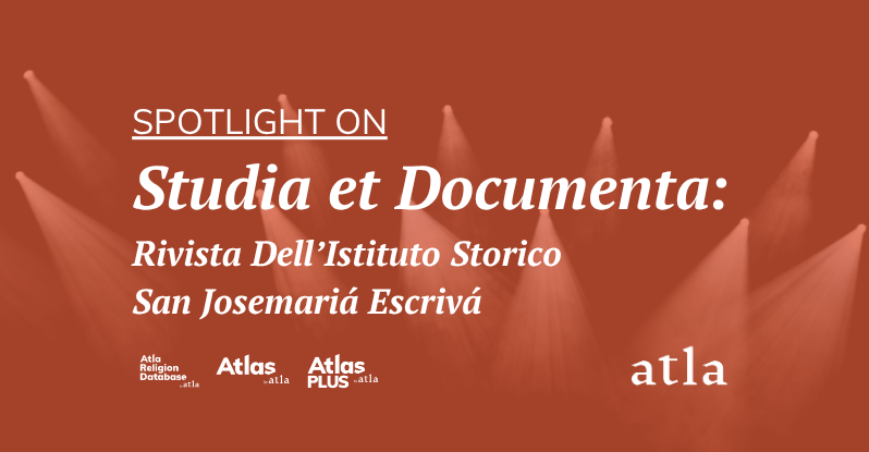 YourAtla's tweet photo. Learn about  𝘚𝘵𝘶𝘥𝘪𝘢 𝘦𝘵 𝘋𝘰𝘤𝘶𝘮𝘦𝘯𝘵𝘢, which promotes the study of Catholic organization Opus Dei and its founder, St. Josemaría Escrivá.

https://t.co/EZAgJtARAr https://t.co/qLoXalipP1
