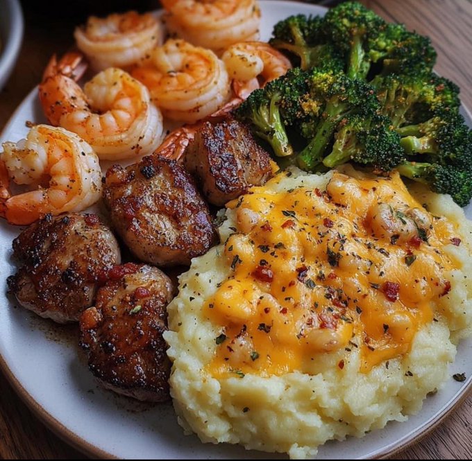 FoodPleaser's tweet photo. Surf and Turf Plate https://t.co/vOv7BEBMtN