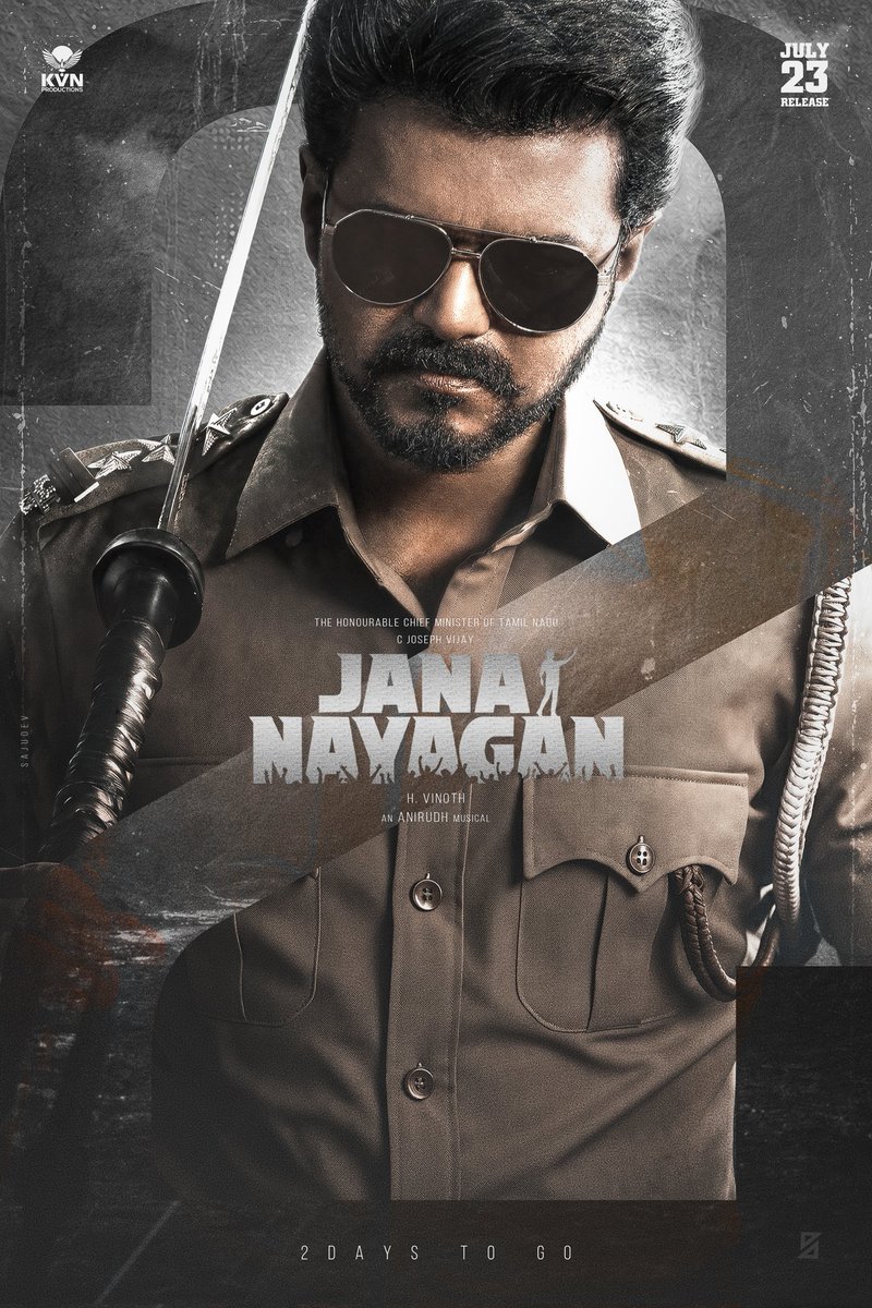 DevsPixels's tweet photo. We're Just 2 Days Away ✍️ #JanaNayagan https://t.co/MkkYiRycSJ