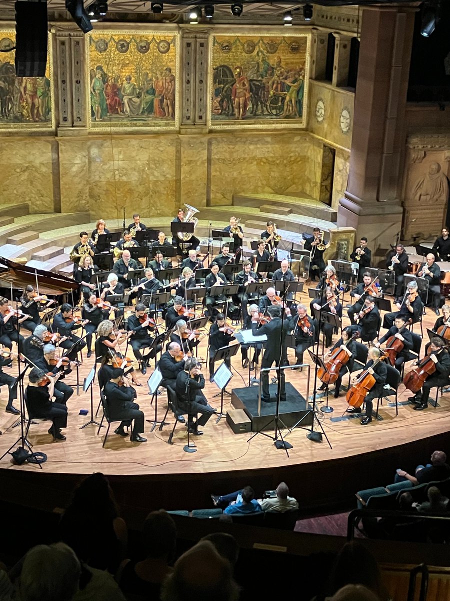 njsymphony's tweet photo. That’s a wrap on @njsymphony’s Cone Composition Institute Concert featuring Institute Director Steven Mackey hosting and Eric Jacobsen conducting pieces written by each Institute composer: Apollonio Maiello, Ty Bloomfield, Gillian Rae Perry, and Max Vinetz! 🎼🎵🎶 https://t.co/rhPOV1R1Oi