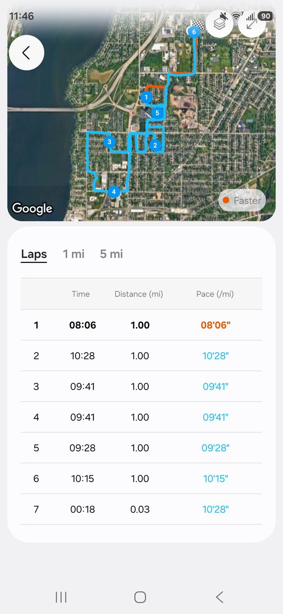 bricks32's tweet photo. Decent run today. Sore legs slightly still from Sat. Easy miles w/walking. My left calf towards end tightened up but after walking a bit; it felt better. Doing this for Veterans, Mental health, & Suicide. #Runningforthosethatcant #marathoner #runningforVets #TeamRWB #TeamWiDOC https://t.co/X2VihE5ri1