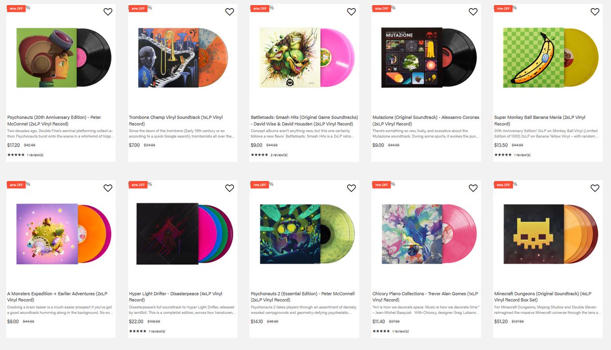 Wario64's tweet photo. iam8bit vinyl record sale on Materia Store (extra discount w/ code WARIO64) https://t.co/fJvrEzkOnY #ad https://t.co/i7OzoqXJTz