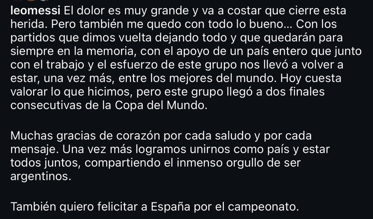 JeffFcb14's tweet photo. Messi en IG 🥲 https://t.co/27fwkPV9Ej