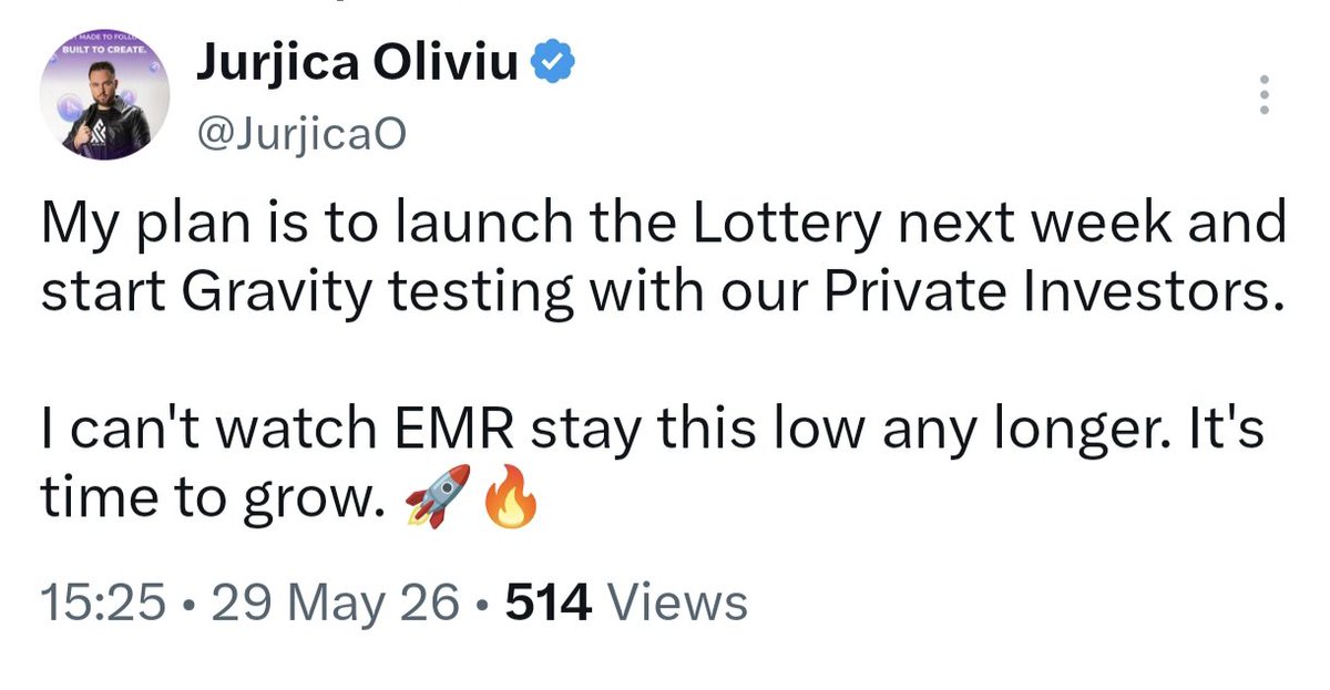 _Mr_Robot777's tweet photo. @EmoryaFinance @MultiversX After this ,emr dropped 10x again! https://t.co/odjOGPQrmO