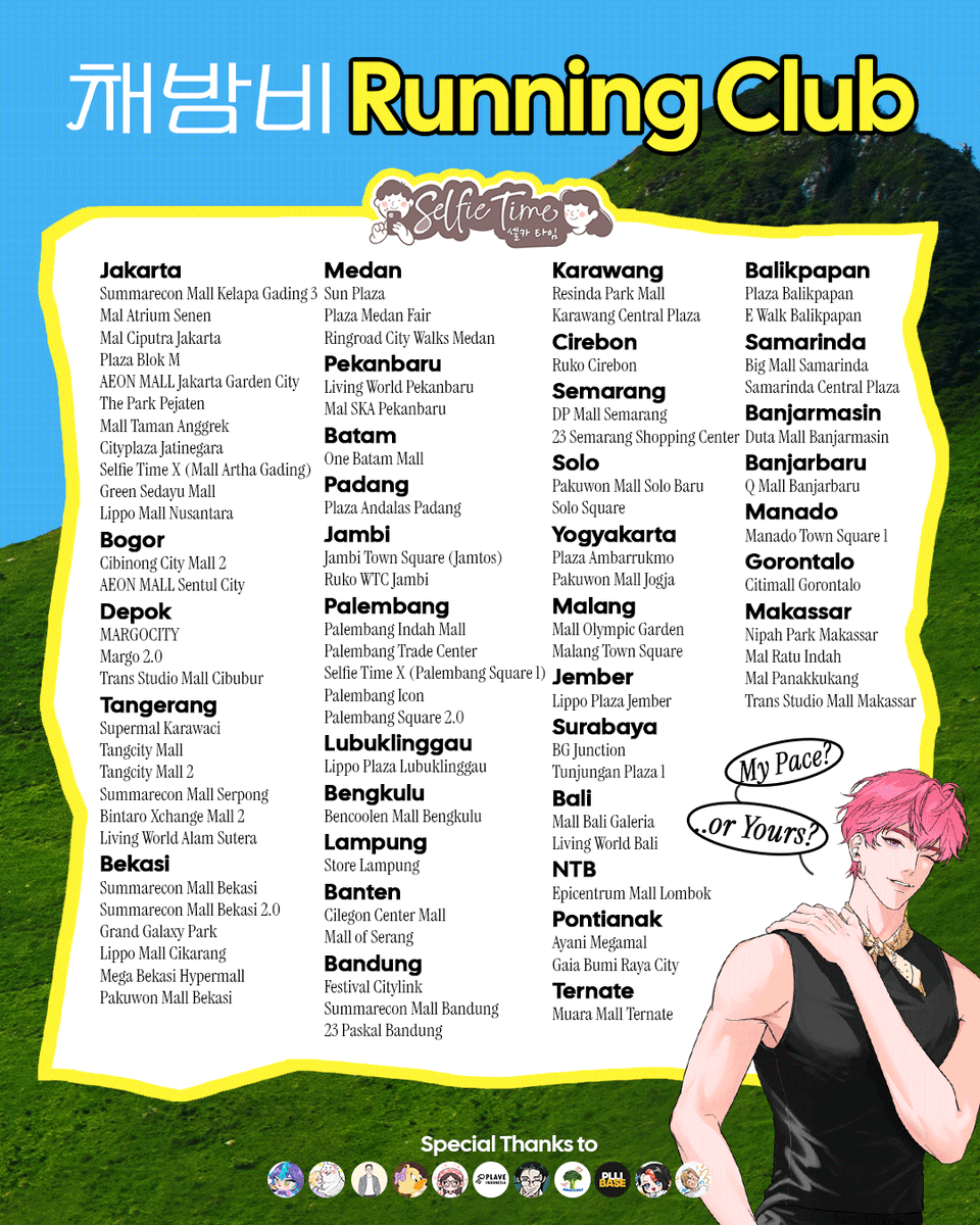 XWalherich's tweet photo. Welcome to..
𝗕𝗔𝗠𝗕𝗬 𝗥𝗨𝗡𝗡𝗜𝗡𝗚 𝗖𝗟𝗨𝗕🏃‍♂️💗

#PLAVE #Bamby Birthday Photoframe 2026

Illust by @spesdelune @hannwa_ @joojokko
Designed by @fuyunohanangis
 
🗓 17-30 July 2026
📍@selfietimeid

Ready, Set, Bamby! 🏁

Run. Snap. Share it using #BambyRunningClub https://t.co/rj8MbnFyFF