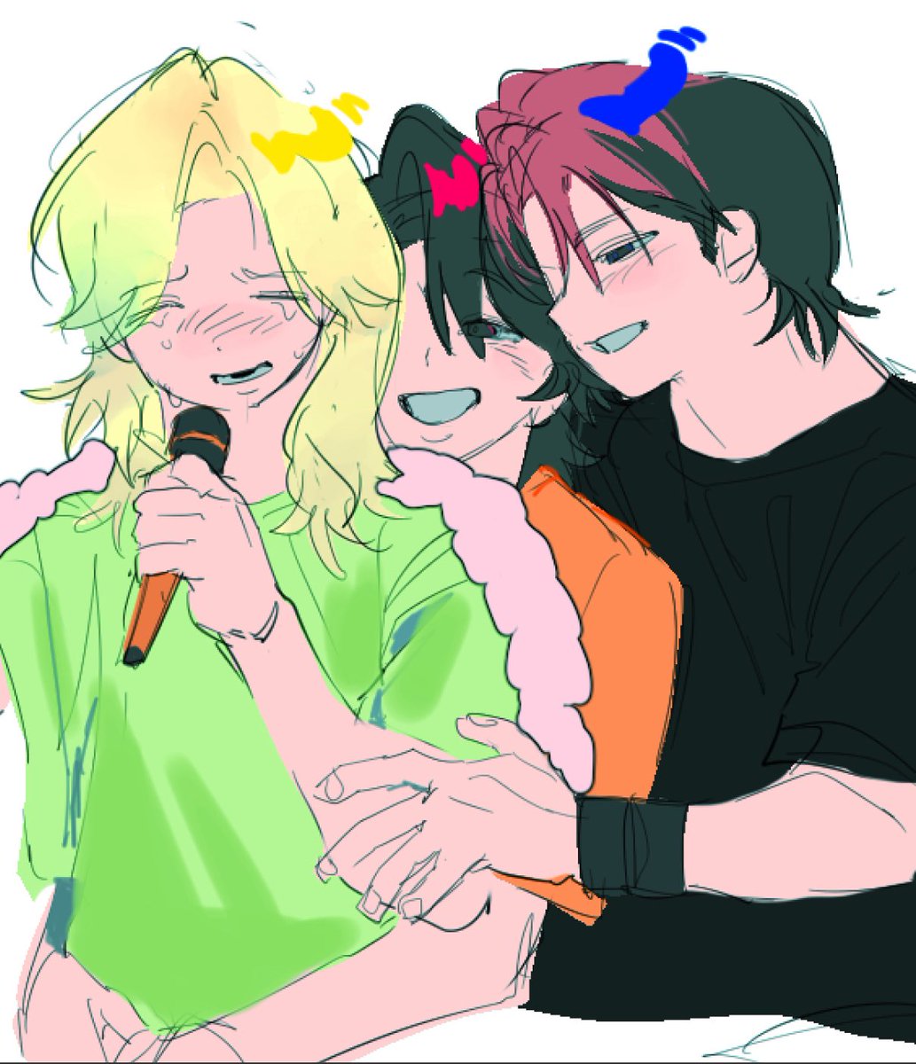 hana0714_1009's tweet photo. ゼンジンファイナル💛❤️💙 https://t.co/YSpUCDG1xh
