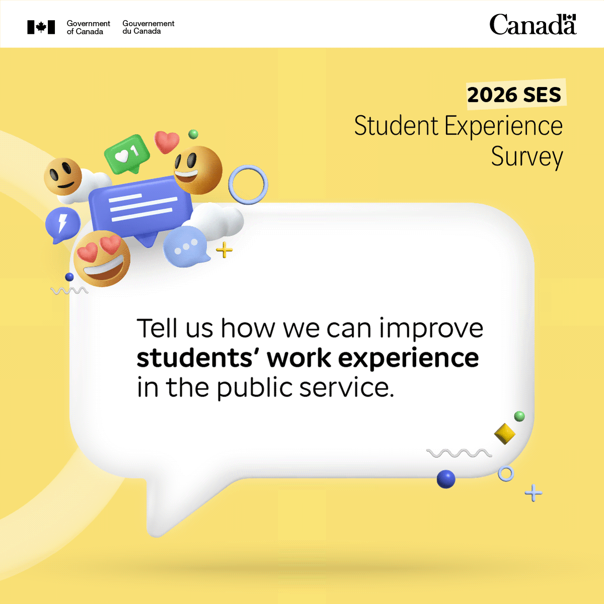 TBS_Canada's tweet photo. #GC students: ➡️ The 2026 Student Experience Survey is live!

Now is your chance to share your experiences about your work term. The survey link can be found in your inbox from July 23-24. 📩Learn more: https://t.co/a5Y4rMZE5y https://t.co/dNMtzmCR0J