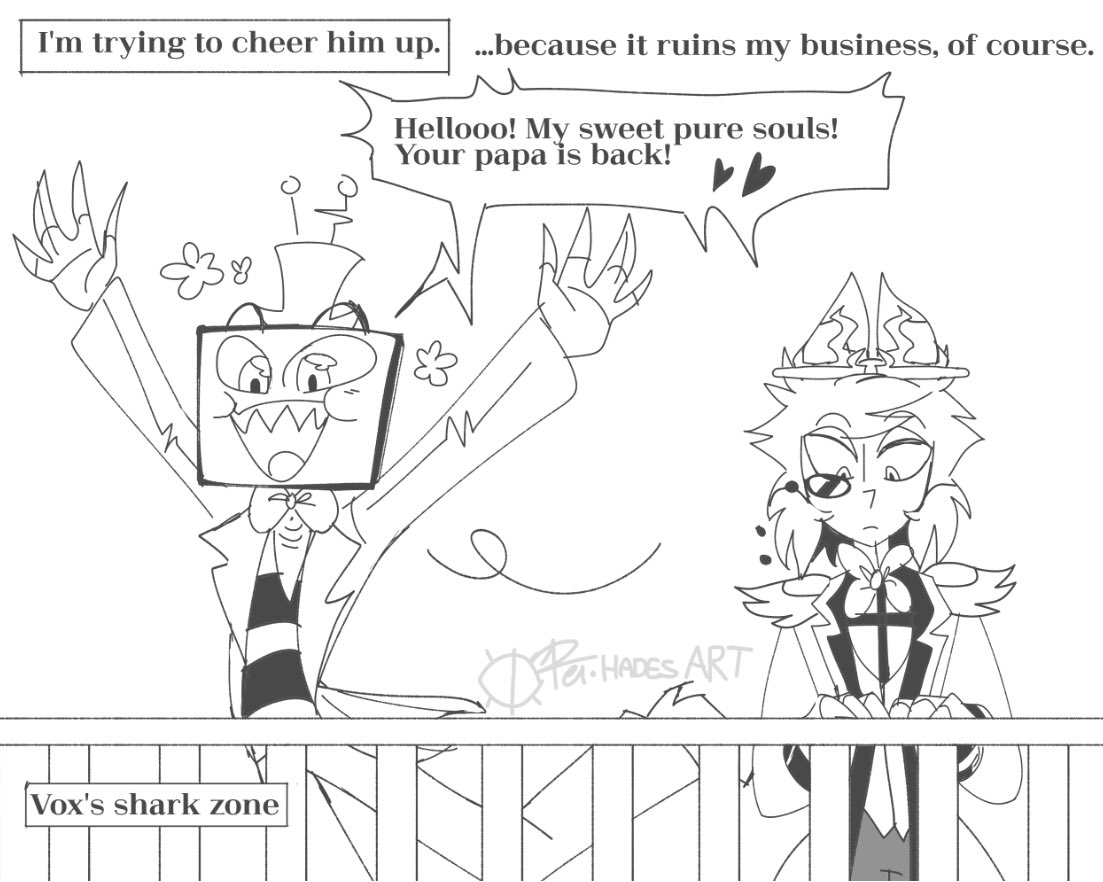 itsColdFire's tweet photo. “Different view”
👁️
Motivation died lately
(1/3)
🦌🪽📺 
#RadioStatic #StaticRadio #HazbinHotel #HazbinHotelVox #HazbinHotelAlastor #voxal #HolyStatic https://t.co/Ui48Kzitty