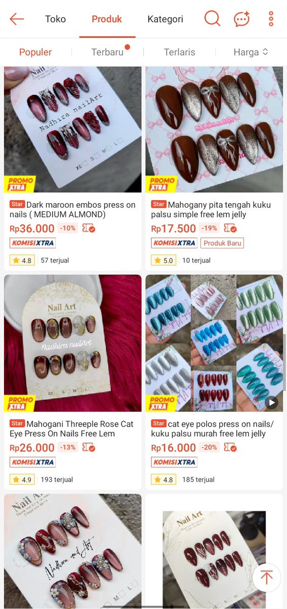 seunghod's tweet photo. In this economy, mau hemat tapi kuku tetep harus cantik mending liat ini!! cz dia jual press-on nails handmade lokal yang hasilnya serapi itu, awet, dan harganya cuma 20-30 ribuan doang 😭
SO,,AKU GMAU GATEKEEP LAGI SOAL TOKO INI!!😭
link toko : https://t.co/kGMVrDTrOk https://t.co/0k2ET6HBV2