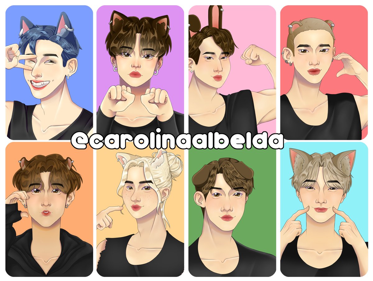 carolinaalbelda's tweet photo. Hiiiii!!! So idk which artwork was my first SKZ fanart (bc I deleted a lot of art :( sadly) But I think the left one was one of them!! Then for most recent either my Chan x Y/N one or my skz concert freebies one!! ^w^ Thank youuuu~~!!!
#SKZFanart #Staytist #StrayKids https://t.co/3EqtQvRBti