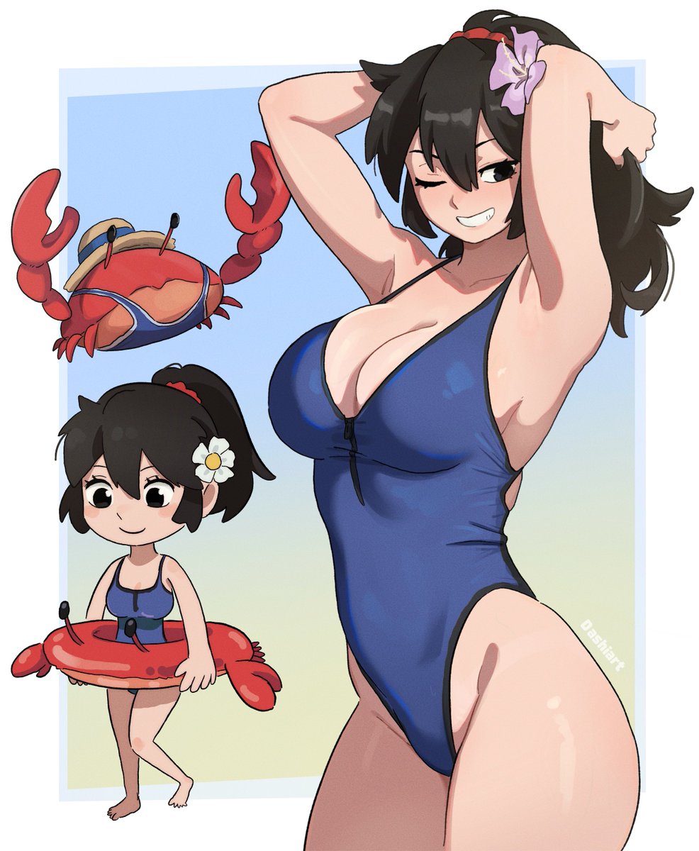 lewddashi's tweet photo. 🦀🩱 https://t.co/A2GfjpZ4Dw
